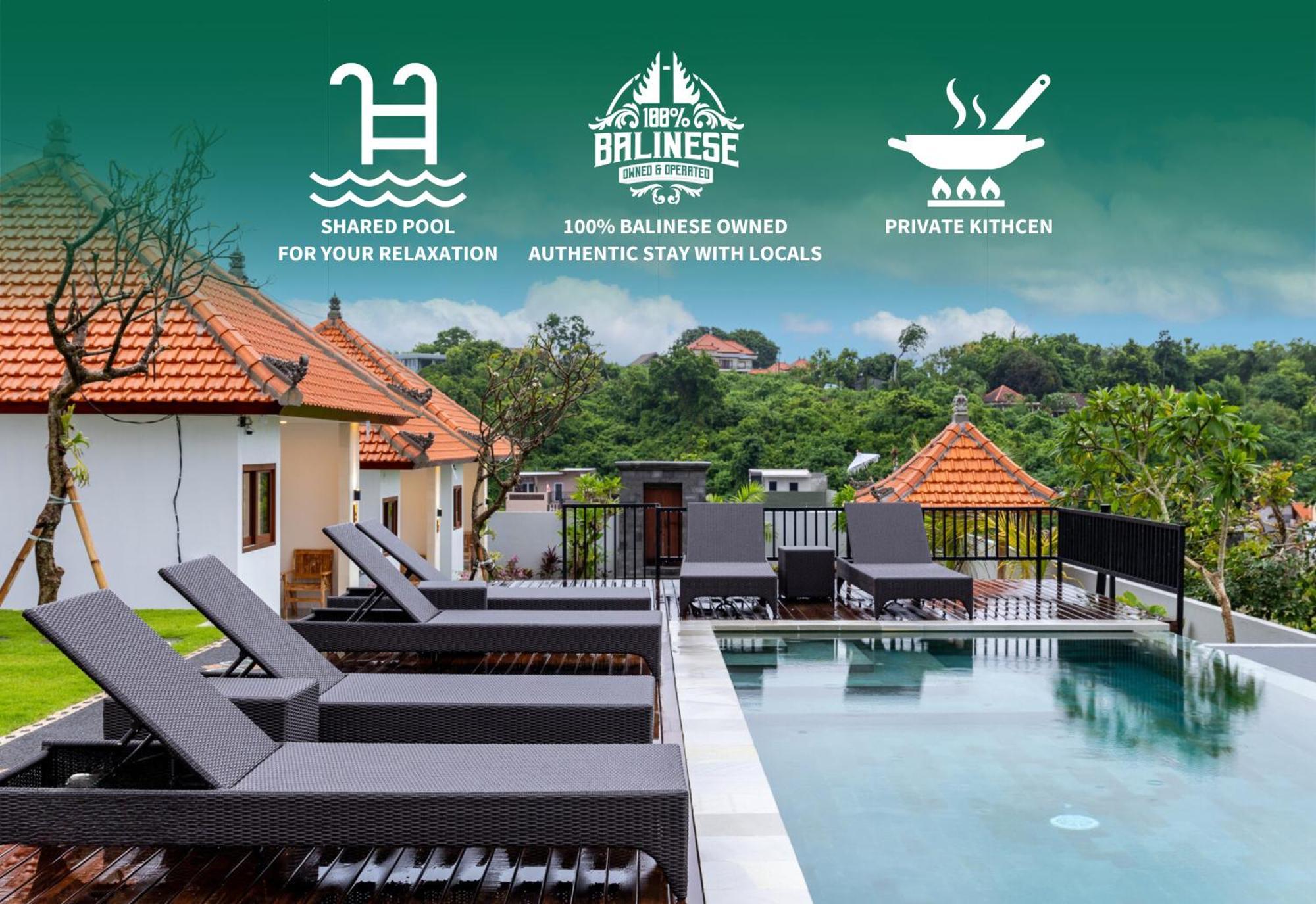 Agra Villa Bali By Bukit Vista Ungasan Eksteriør billede